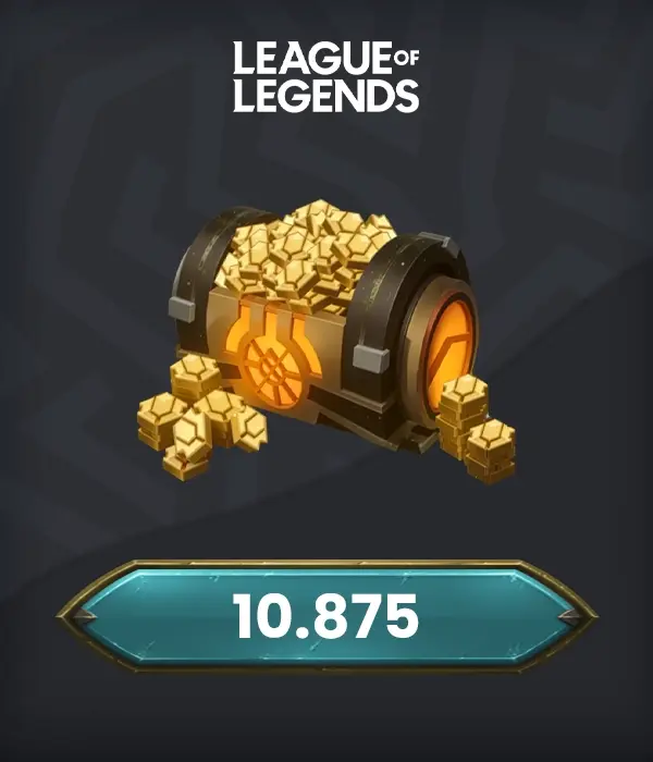 League Of Legends 10875 RP