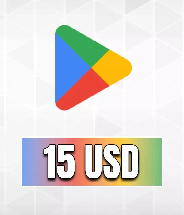 Google Play 15 USD Bakiye