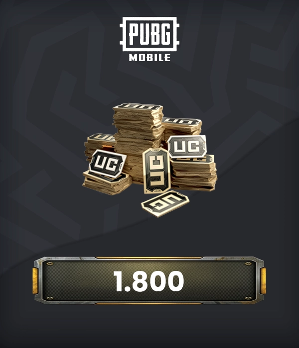 Pubg Mobile 1800 UC - Global ID