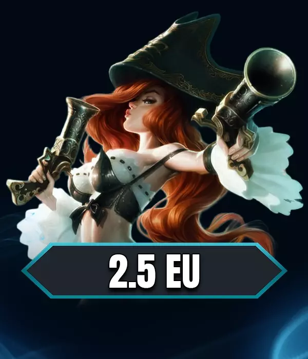 League Of Legends EU West 2,5 Euro Points