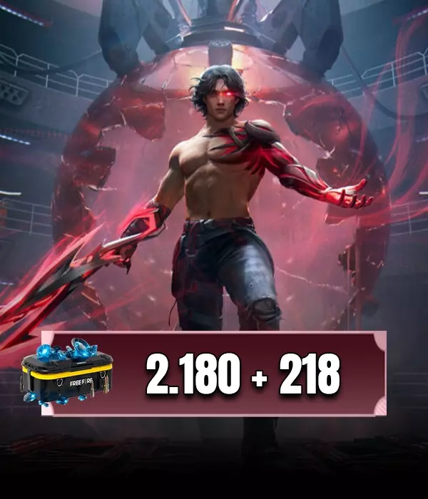 BR  Free Fire 2180 + 218 Elmas