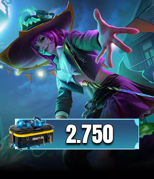 TR Free Fire 2200 + 550 Elmas
