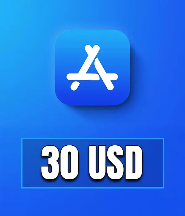 App Store & iTunes Bakiye 30 USD