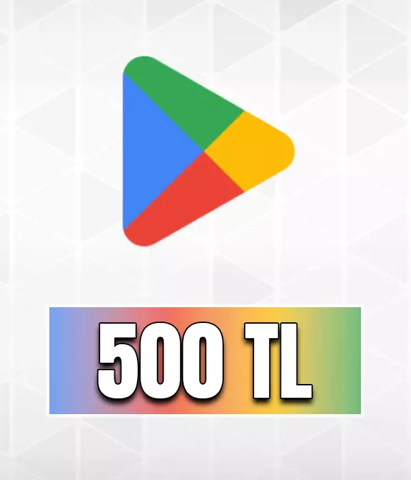 Google Play 500 TL Bakiye Kartı