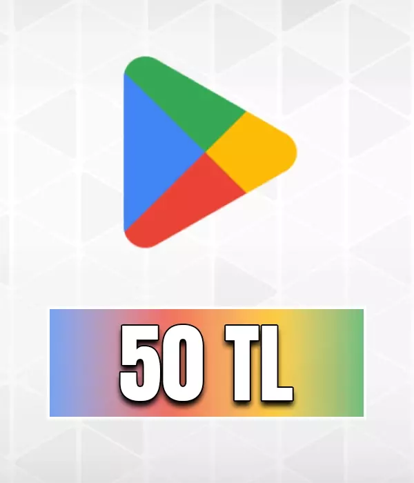 Google Play 50 TL Bakiye Kartı