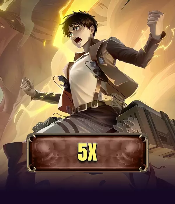 MLBB x Atack on Titan Çarkı 5x Katılım (253 Elmas)
