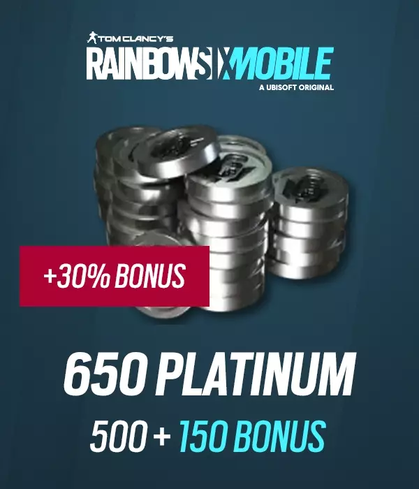 Rainbow Six Mobile 650 Platinum