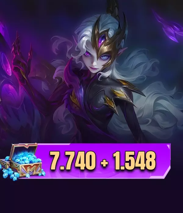 Mobile Legends 7740 + 1548 Elmas