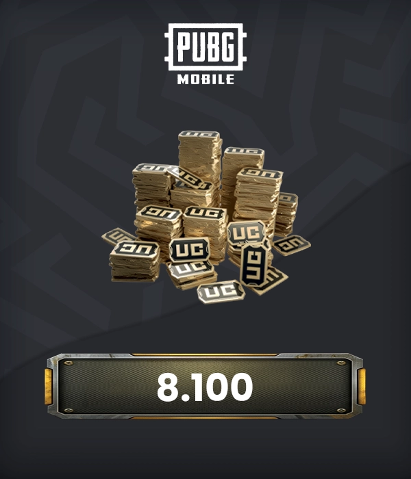 Pubg Mobile 8100 UC - Global ID