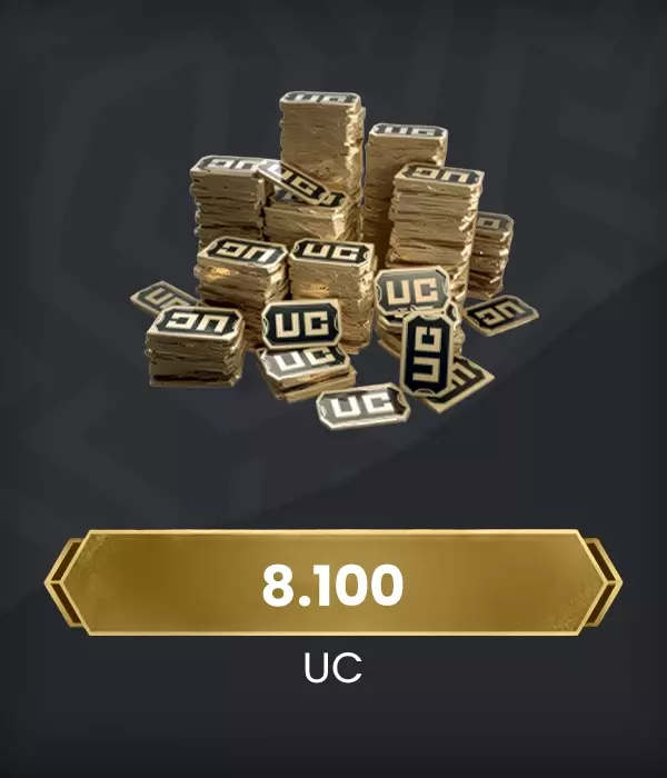 Pubg Mobile 8100 UC - Global ID