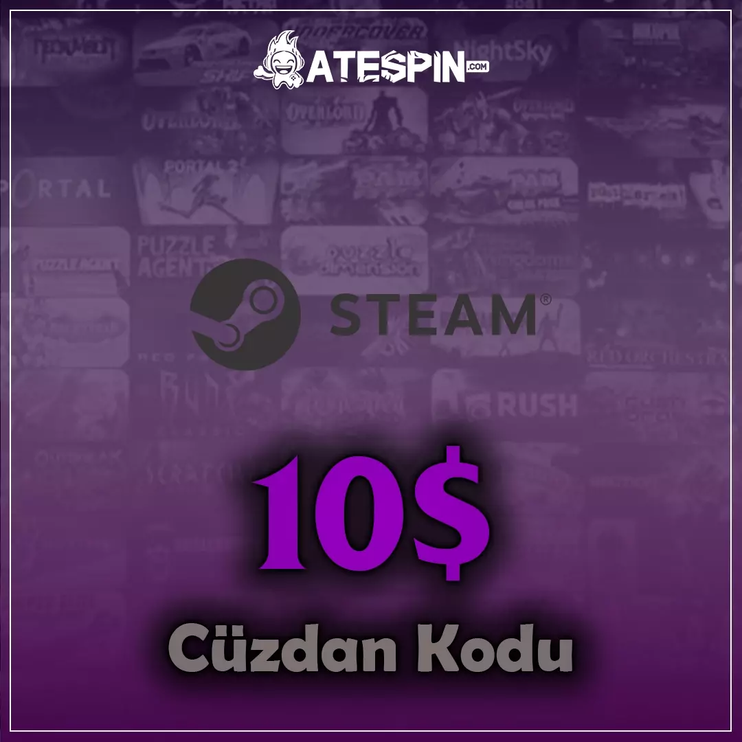 Steam 10 USD Cüzdan Kodu