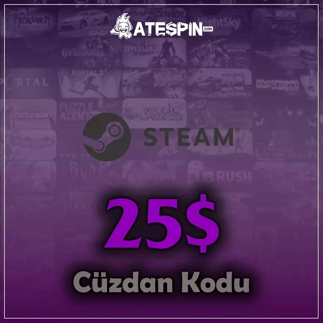 Steam 25 USD Cüzdan Kodu