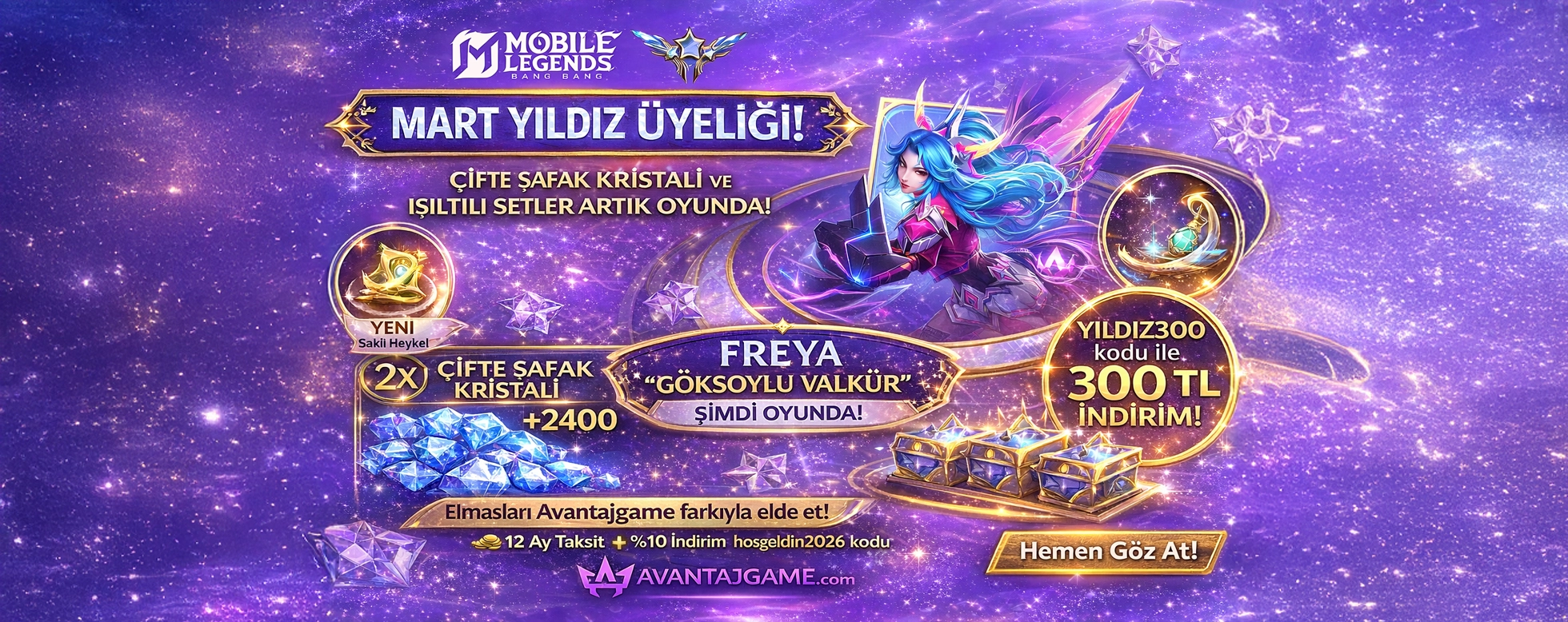Mlbb Yıldız Üyelik Güncellemesi Yayında: Freya “Göksoylu Valkür” Oyunda