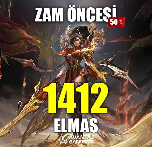 Mobile Legends 1412 Elmas