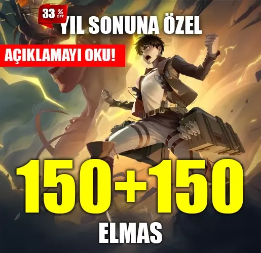 165 Elmas İlk Yüklemede 300 Elmas - Mobile Legends Bang Bang