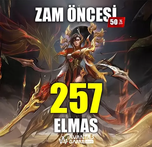 Mobile Legends 257 Elmas