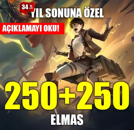 275 Elmas İlk Yüklemede 500 Elmas - Mobile Legends Bang Bang