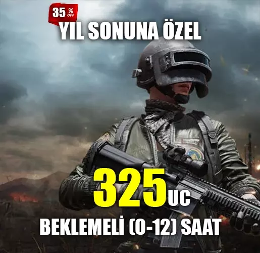 Beklemeli (0-12) Saat Pubg Mobile 325 Uc