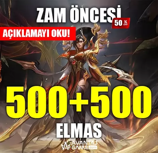 Mobile Legends 500+65 Elmas