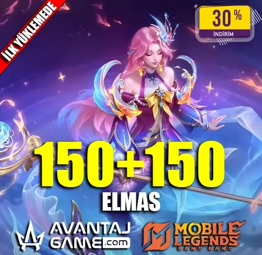 150+15 Elmas İlk Yüklemede 300 Elmas - Mobile Legends Bang Bang