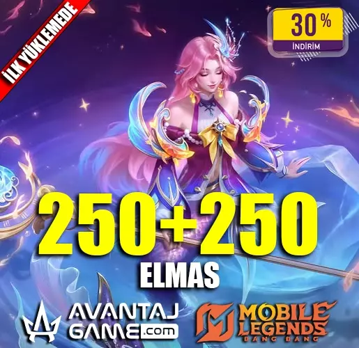 250+25 Elmas İlk Yüklemede 500 Elmas - Mobile Legends Bang Bang
