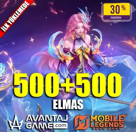 500+65 Elmas İlk Yüklemede 1000 Elmas - Mobile Legends Bang Bang