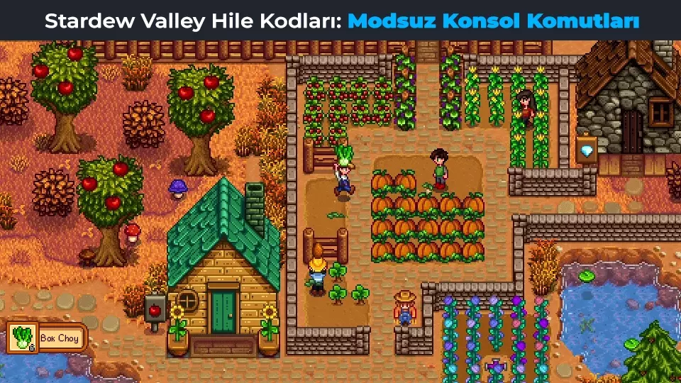 Stardew Valley Hile Kodları: Modsuz Konsol Komutları