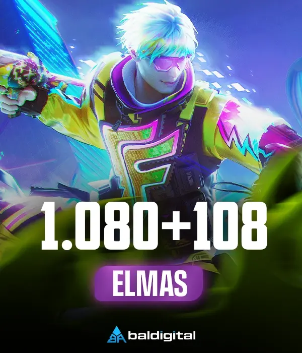 Free Fire 1080 + 108 Diamond