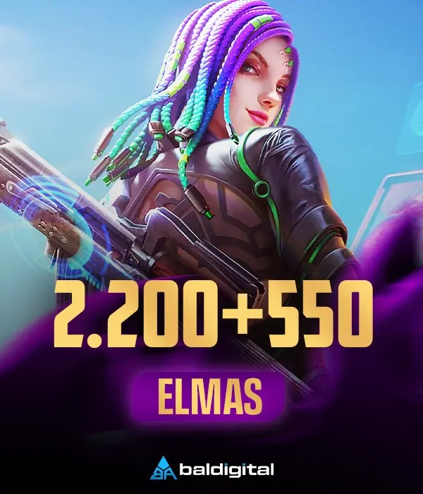 TR Free Fire 2200 + 550 Elmas