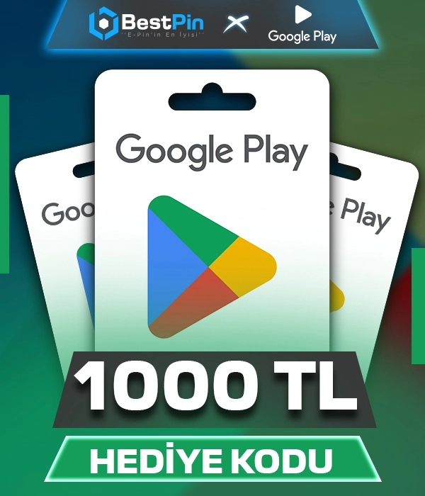 Google Play 1000 TL Hediye Kartı