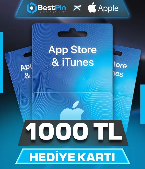 Apple Store & İtunes Hediye Kartı 1000 TL