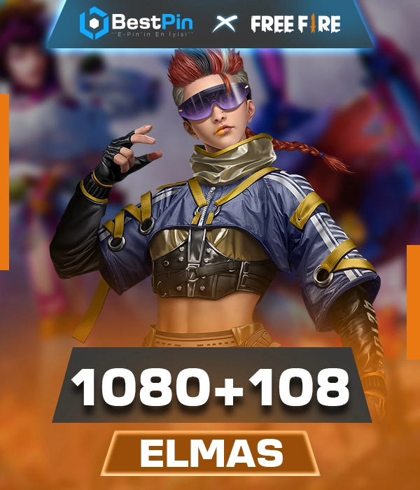 Free Fire 1080 + 108 Diamond