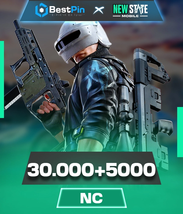 PUBG New State 30000  + 5000 NC