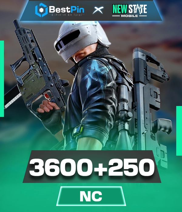PUBG New State 3600 + 250 NC