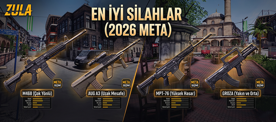 Zula En İyi Silahlar ve Skin Rehberi 2026