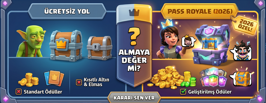Pass Royale Nedir? 2026 Fiyatı, İçeriği ve Almaya Değer mi?