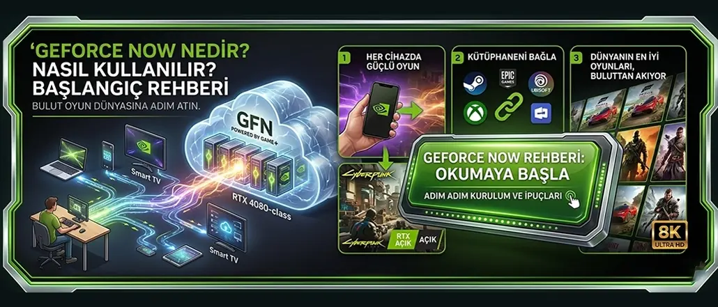 GeForce Now Nedir? Nasıl Kullanılır? Başlangıç Rehberi