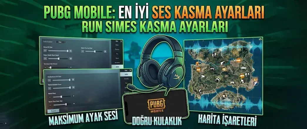 PUBG Mobile En İyi Ses Kasma Ayarları