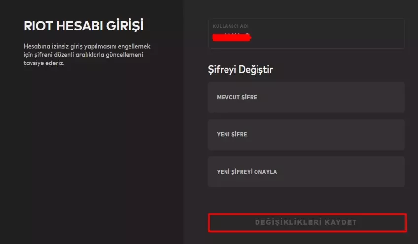Valorant Şifre Nasıl Değiştirilir? 2025 Güncel