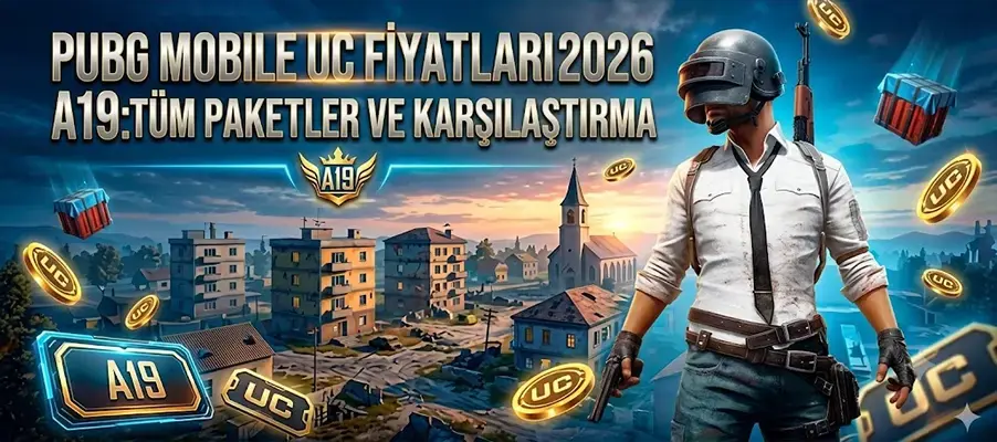 PUBG Mobile UC Fiyatları 2026 | Tüm Paketler