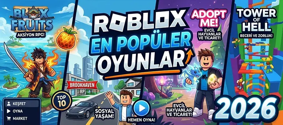 Roblox En Popüler Oyunlar 2026 Oynanan 10 Oyun Meta