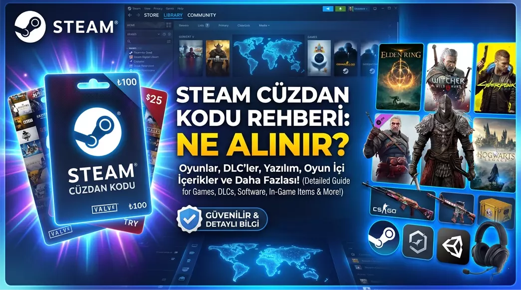 Steam Cüzdan Kodu ile Ne Alınır? Detaylı Rehber