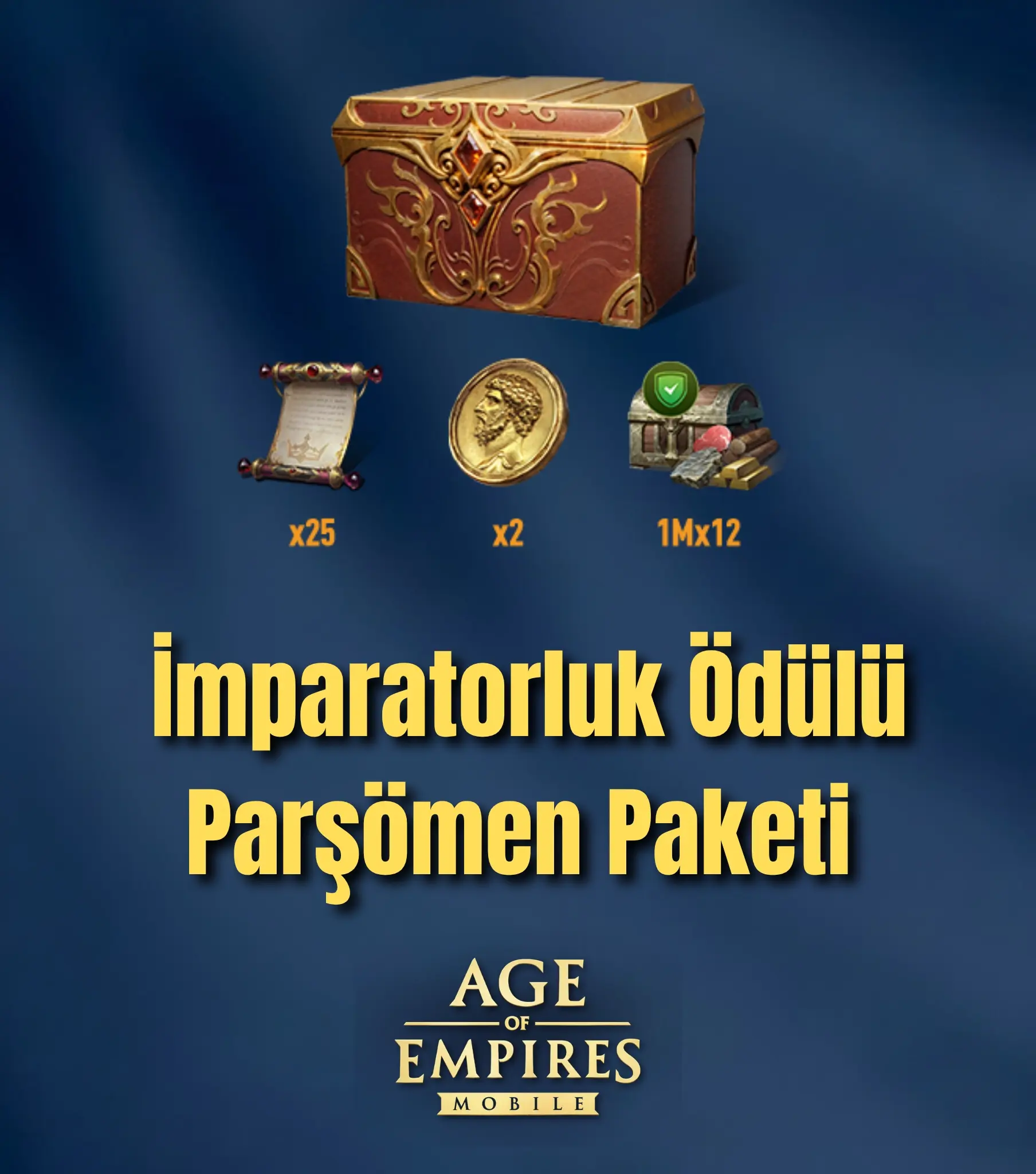 AoE Mobile İmparatorluk Ödülü Parşömen Paketi