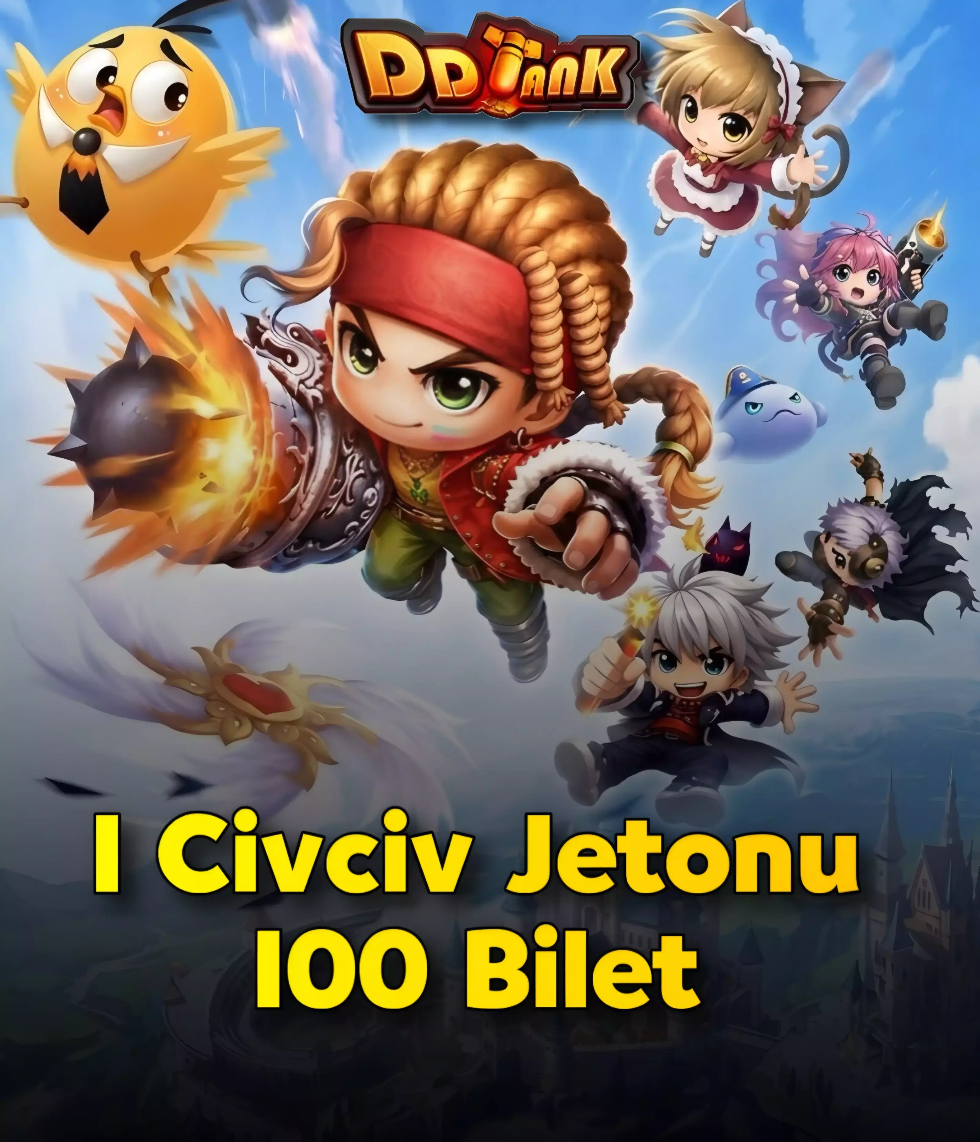 1 Civciv Jetonu + 100 Bilet