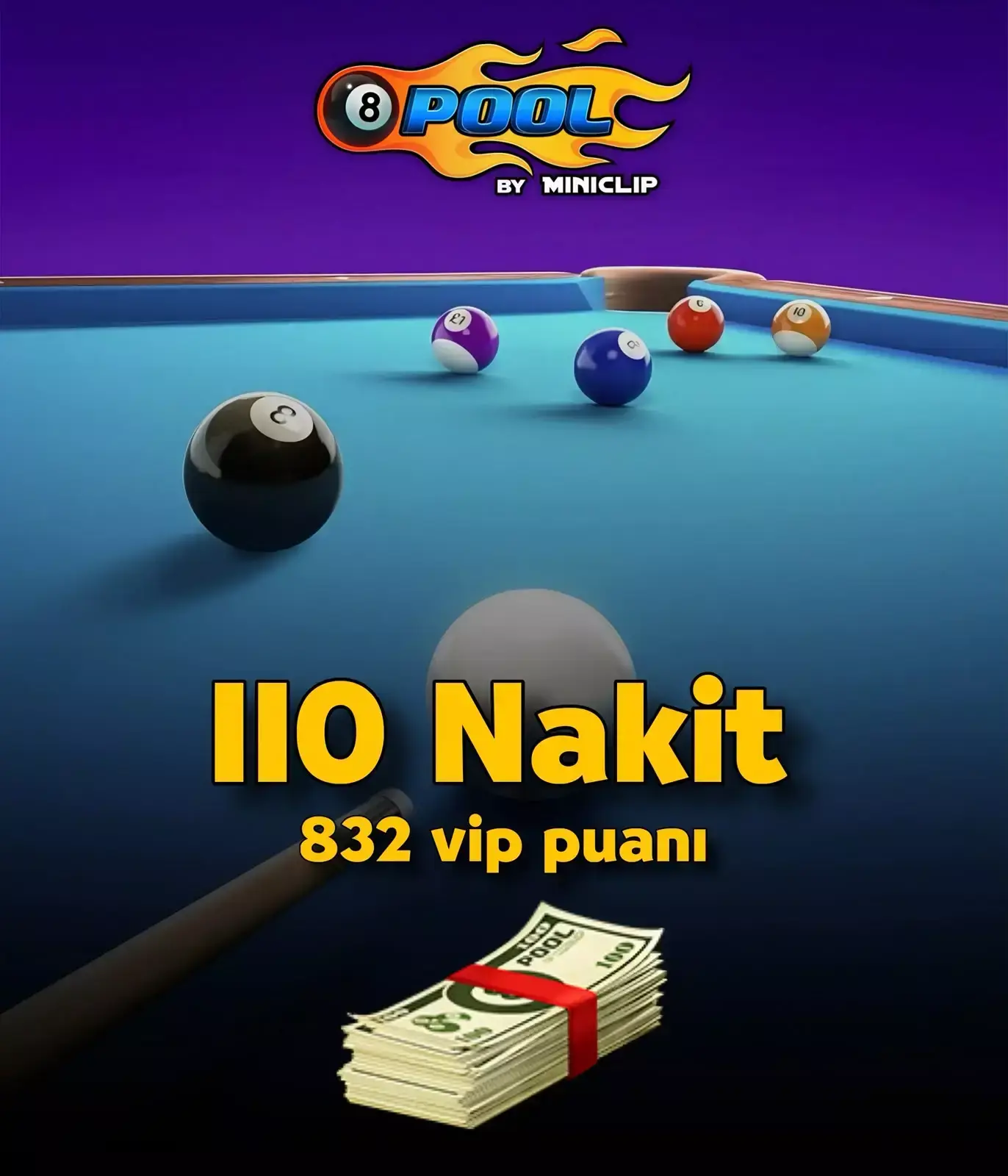 8 Ball Pool 110 Nakit
