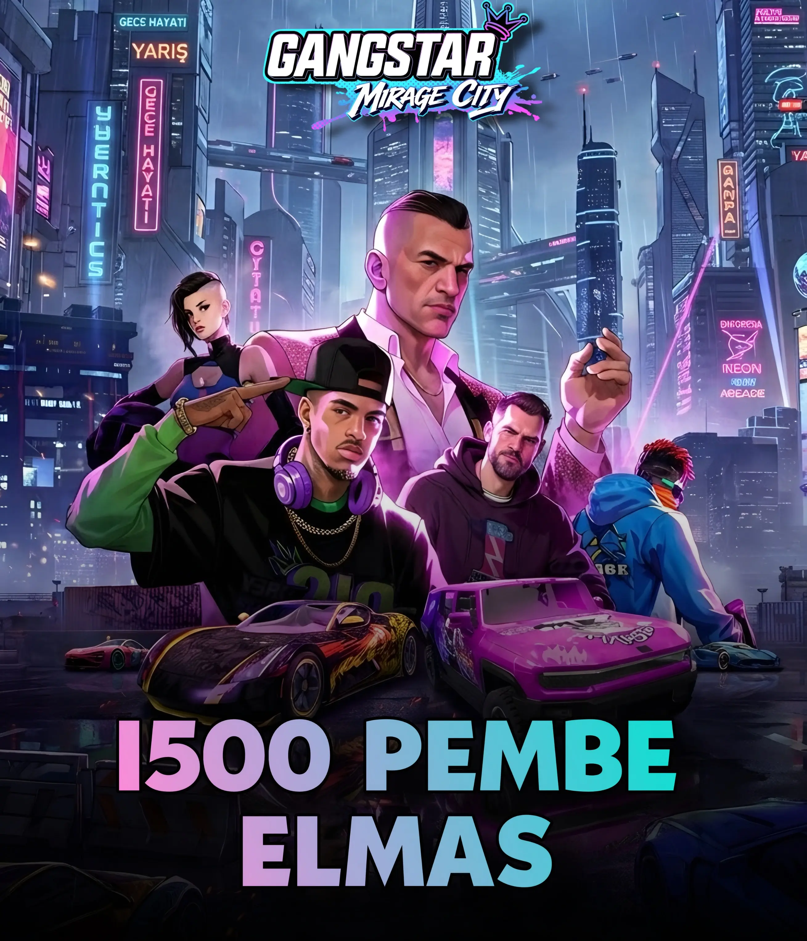 1280+220 Pembe Elmas