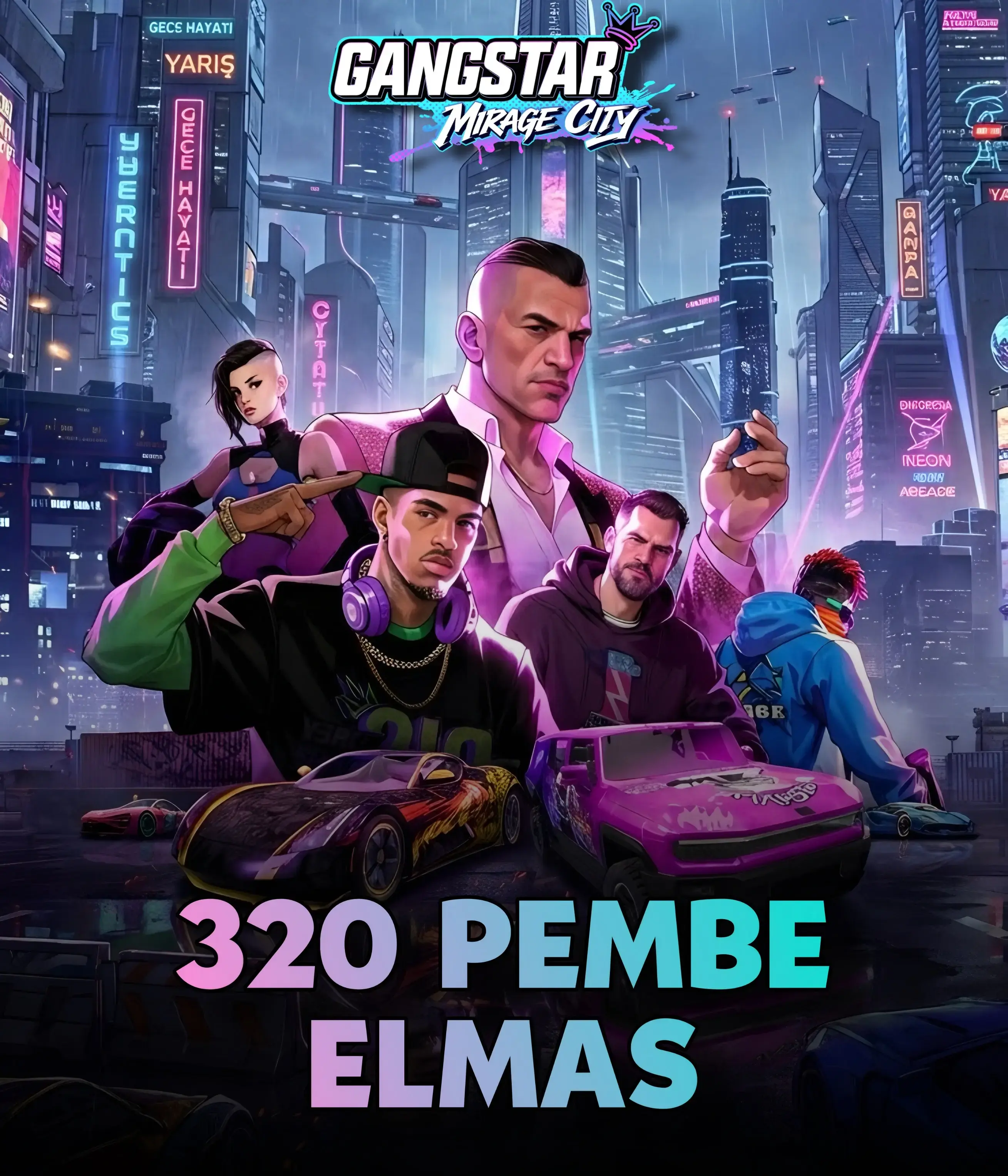 300+20 Pembe Elmas