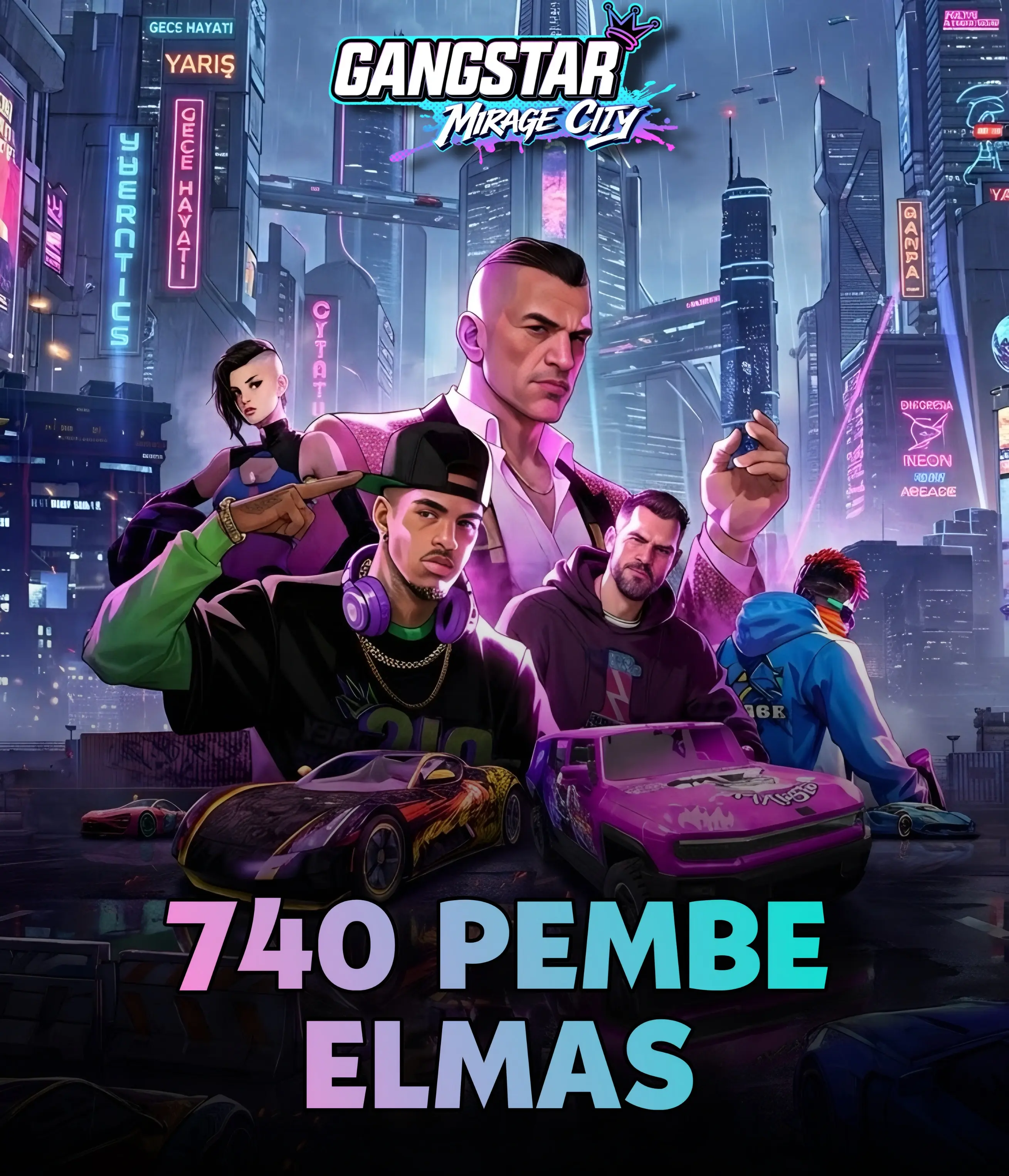 680+60 Pembe Elmas