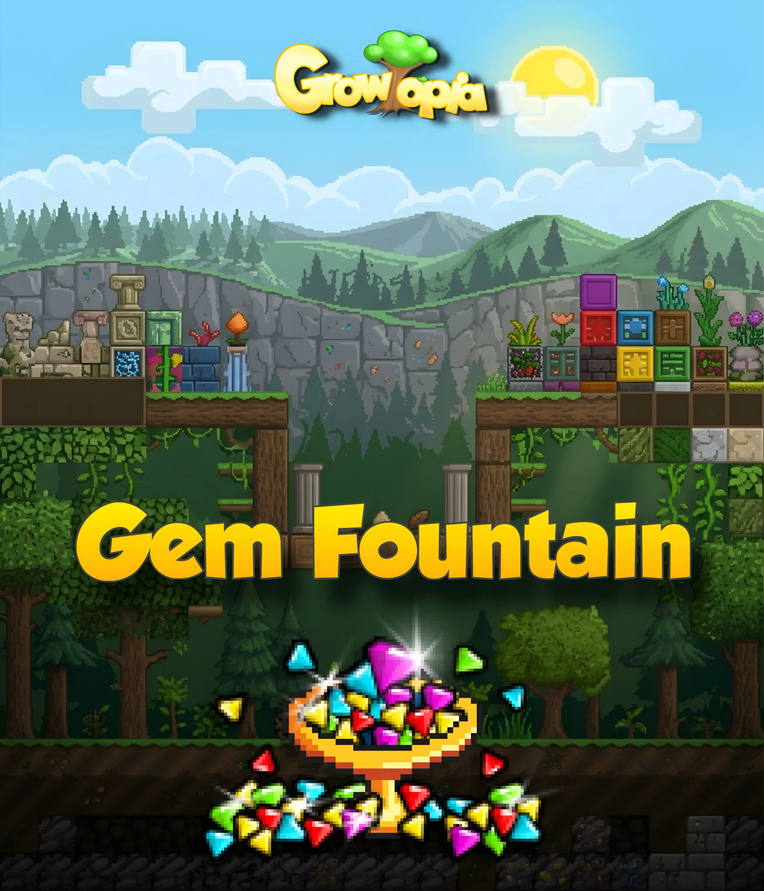 Growtopia Gem Fountain