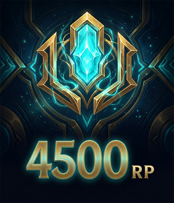 League Of Legends 4500 RP - 35 EUR